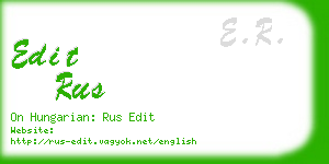 edit rus business card